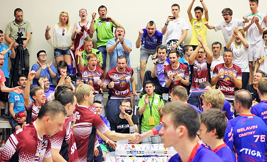 финал против Латвии 2014