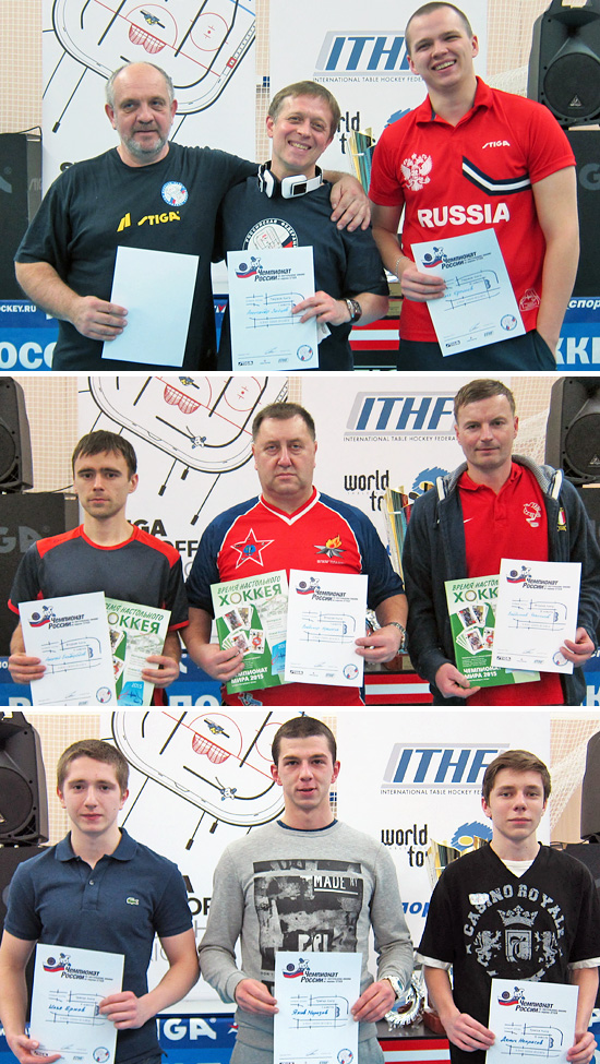 призеры 1,2,3 лиг 3 этапа ОЧР 2015-16